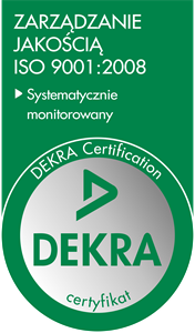 certyfikat ISO Dekra logo