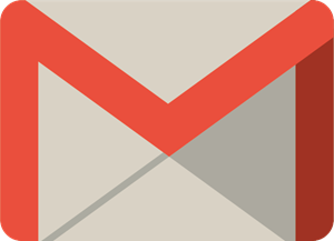 Google gmail logo symbol red and white design Vector Image