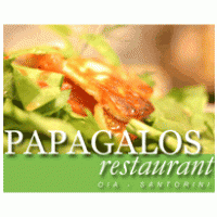 PAPAGALOS restaurant Oia Santorini Greece 
