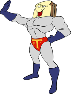 powdered toast man logo