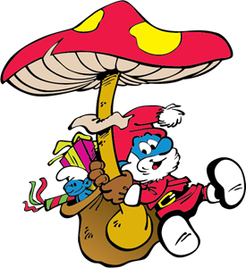 Santa Smurf 